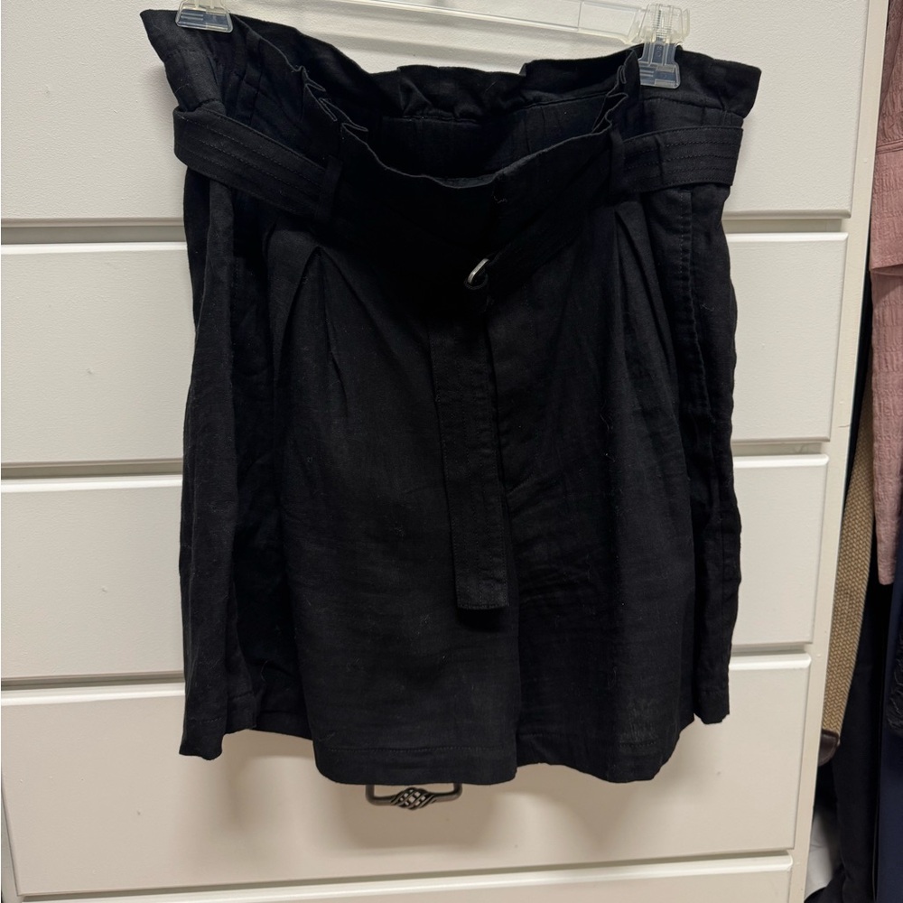 Banana Republic Black Linen Shorts